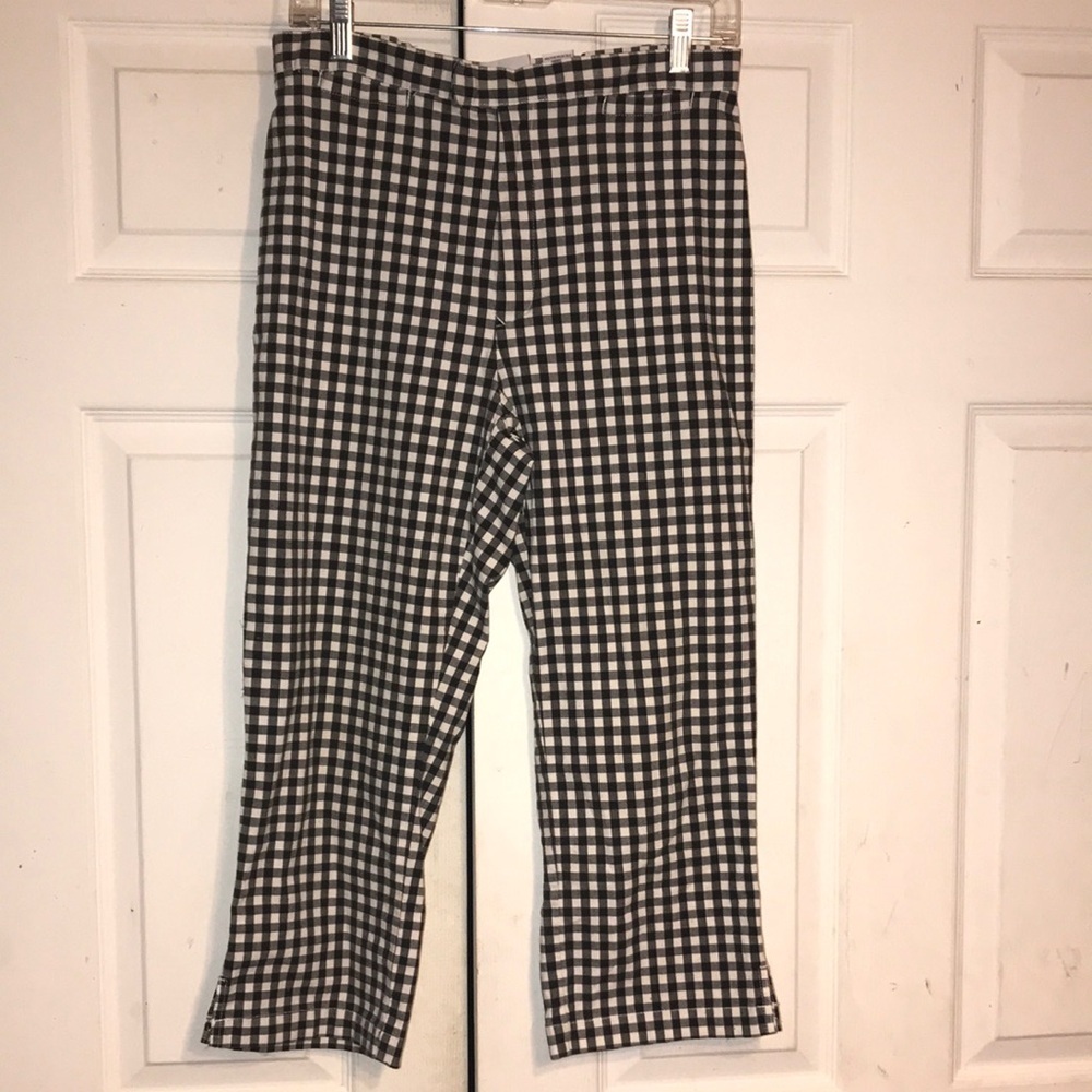 Women’s Carolina Blues Stretch Checkered Capris